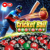 Cricket Ball Roulette 1plus live casino game